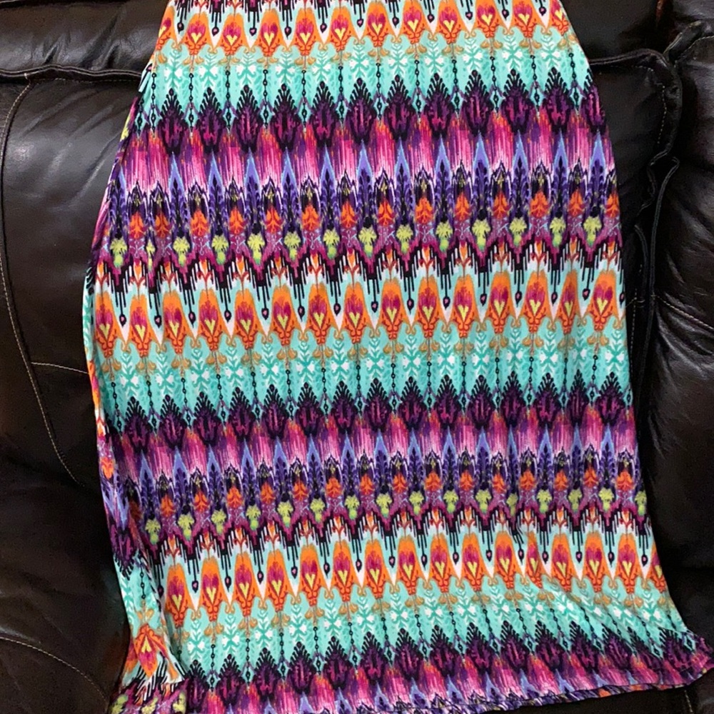 Y2K Summer Maxi Skirt Boho Cute Medium